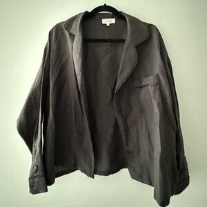 BOHME LINEN BUTTON-UP